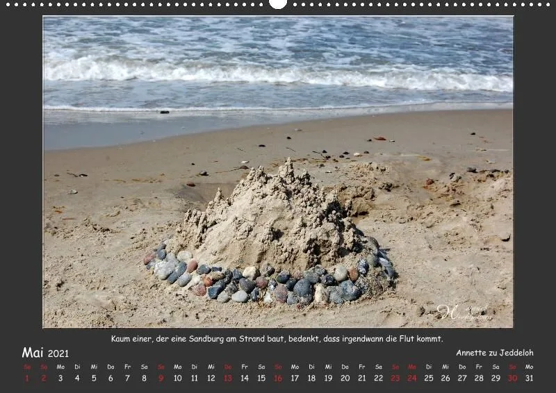 Holistic Arts Strand-Kalender 2021 - Strandgut A2