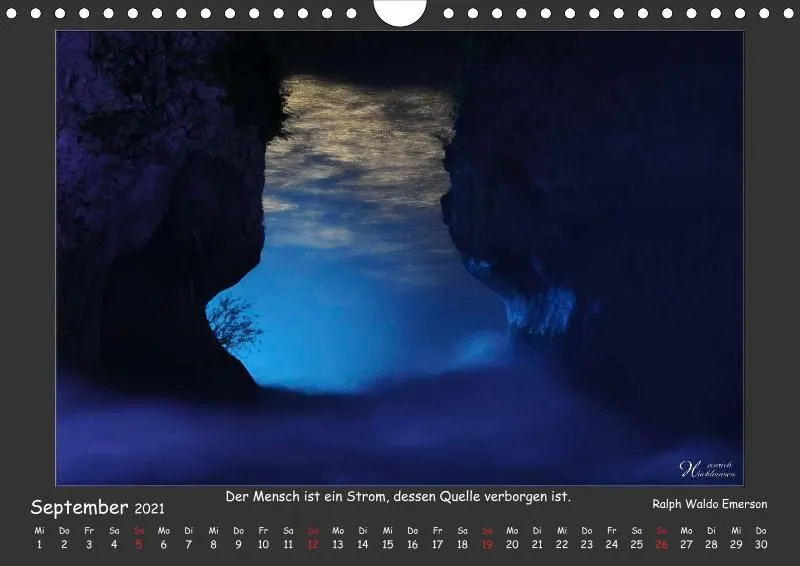 Holistic Arts Rheinfall-Kalender 2021 - Lebendiges Wasser A4