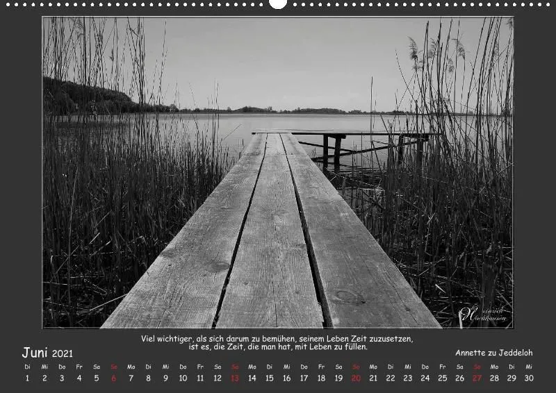 Holistic Arts Schwarzweiß-Kalender 2021 - Kontraste A2