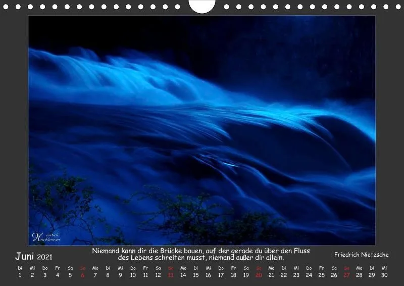 Holistic Arts Rheinfall-Kalender 2021 - Lebendiges Wasser A4