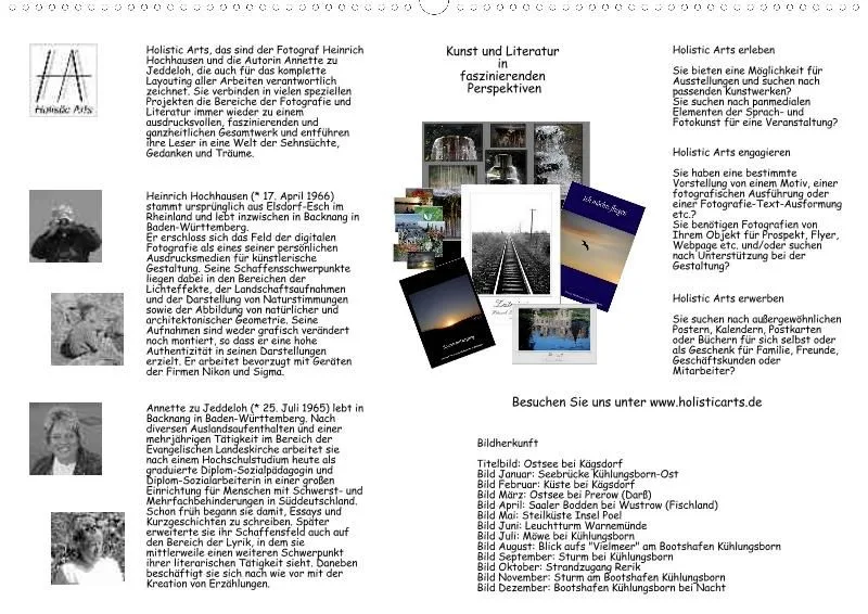Holistic Arts Meeres-Kalender 2021 - Viel Meer A2