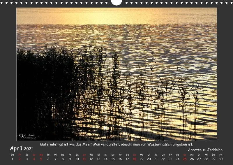 Holistic Arts Meeres-Kalender 2021 - Viel Meer A3
