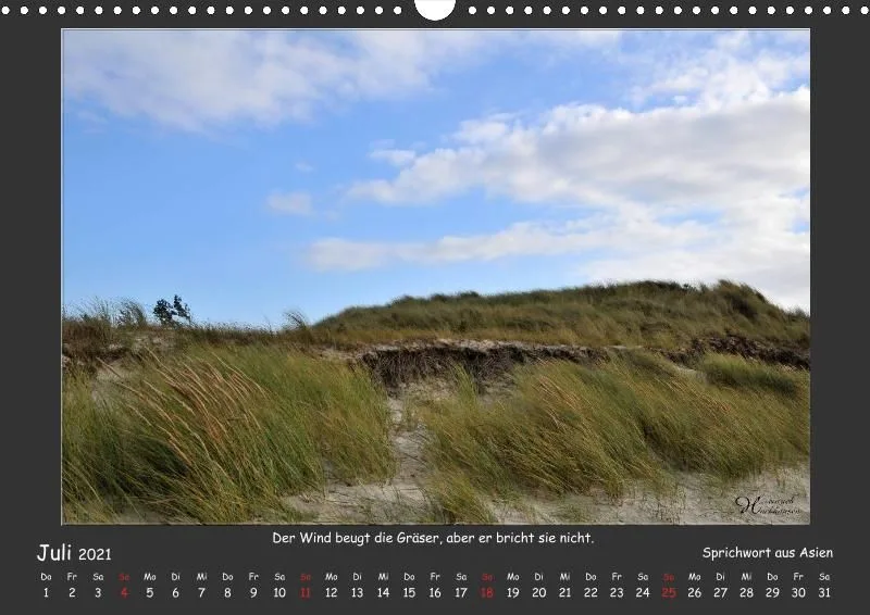 Holistic Arts Strand-Kalender 2021 - Strandgut A3