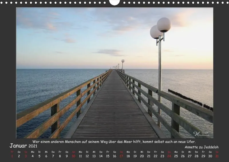 Holistic Arts Meeres-Kalender 2021 - Viel Meer A3