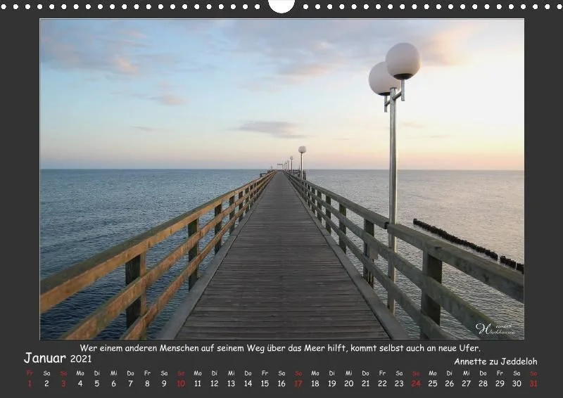 Holistic Arts Meeres-Kalender 2021 - Viel Meer A3