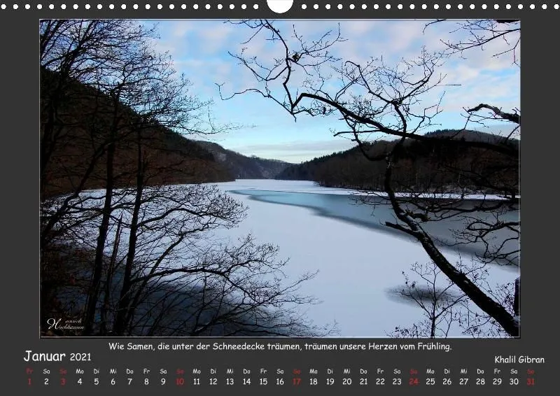 Holistic Arts Jahreszeiten Kalender 2021 - Jahreszeiten A3