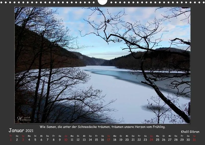 Holistic Arts Jahreszeiten Kalender 2021 - Jahreszeiten A3