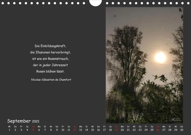 Holistic Arts Spiegelungen-Kalender 2021 - Illusionen A4