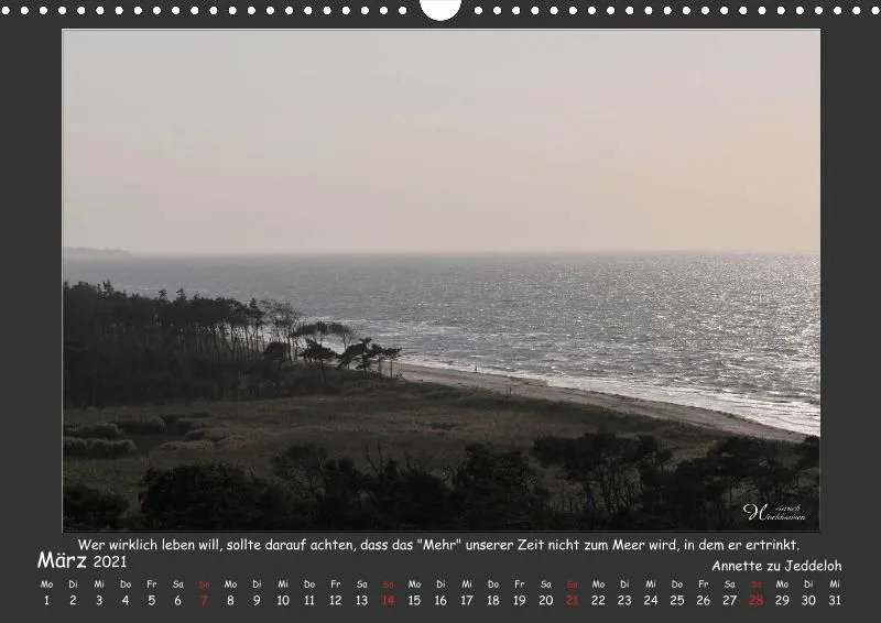Holistic Arts Meeres-Kalender 2021 - Viel Meer A3