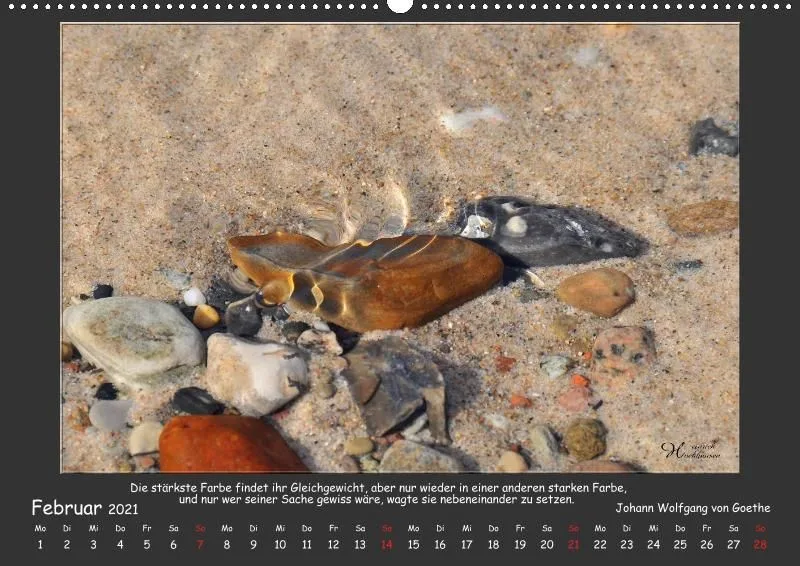 Holistic Arts Strand-Kalender 2021 - Strandgut A2