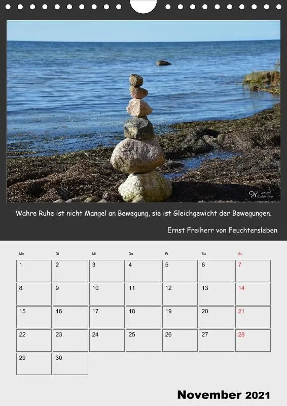 Holistic Arts Strand-Termin-Kalender 2021 - Strandgut