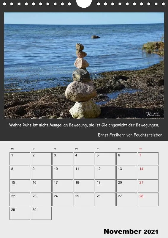 Holistic Arts Strand-Termin-Kalender 2021 - Strandgut