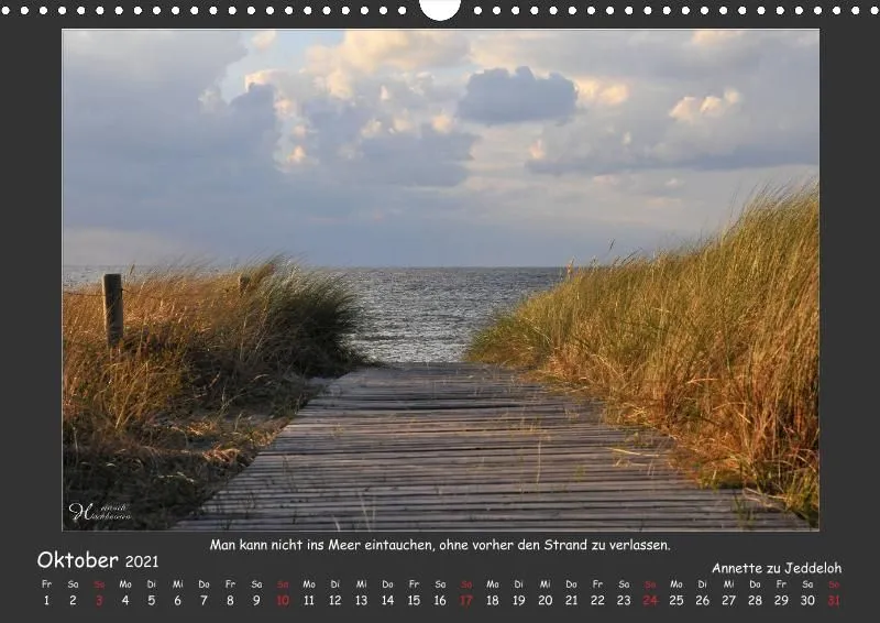 Holistic Arts Meeres-Kalender 2021 - Viel Meer A3