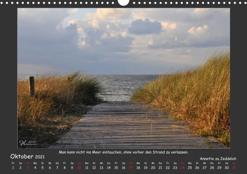 Holistic Arts Meeres-Kalender 2021 - Viel Meer A3