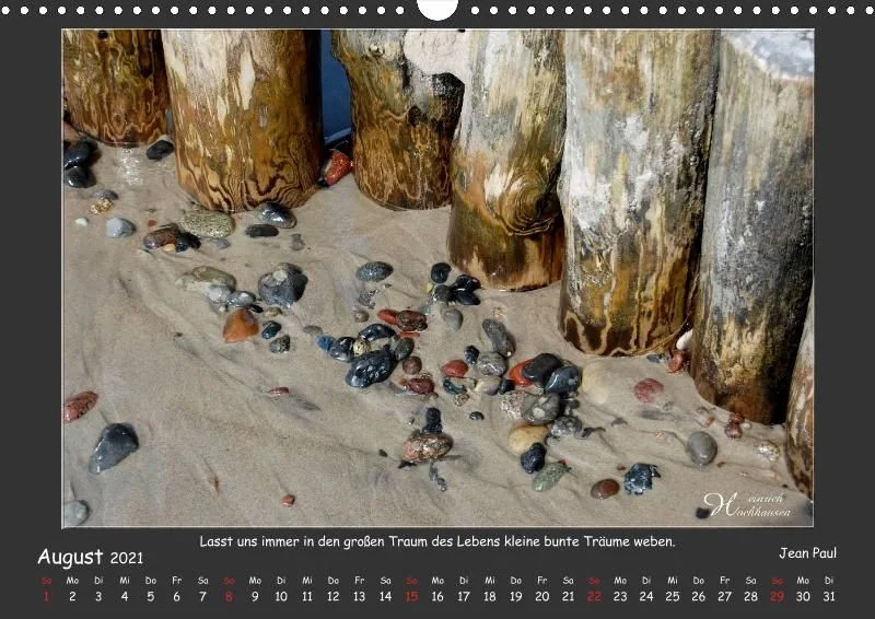 Holistic Arts Strand-Kalender 2021 - Strandgut A3