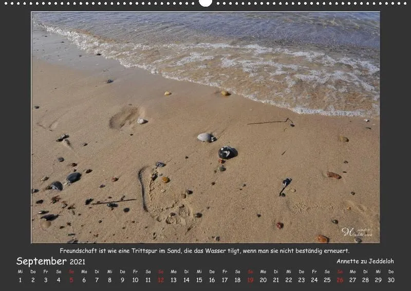 Holistic Arts Strand-Kalender 2021 - Strandgut A2
