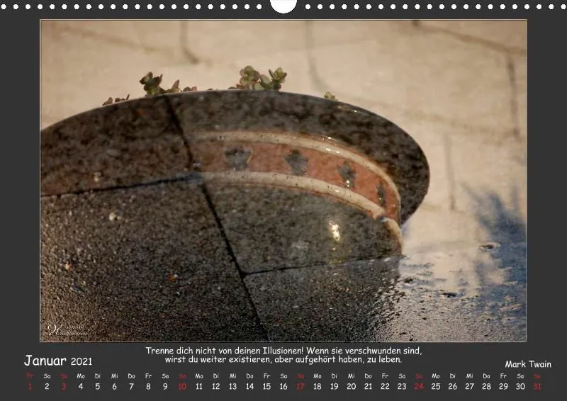 Holistic Arts Spiegelungen-Kalender 2021 - Illusionen A3