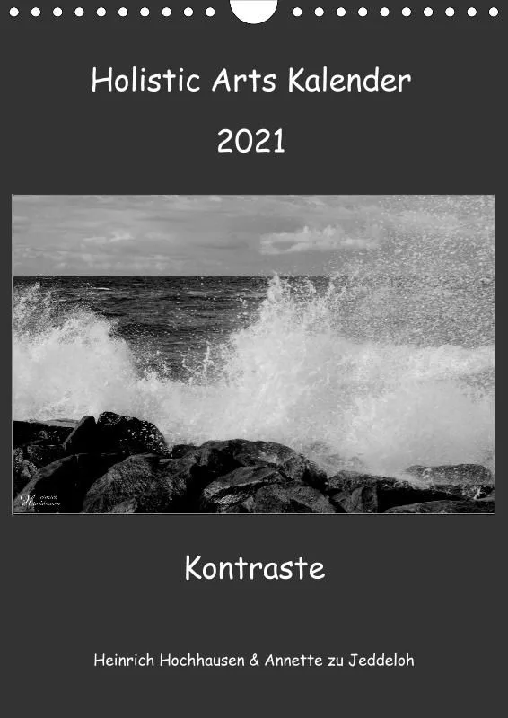 Holistic Arts Schwarzweiß-Termin-Kalender 2021 - Kontraste