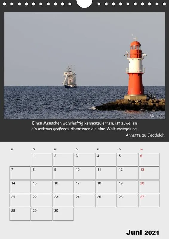 Holistic Arts Meeres-Termin-Kalender 2021 - Viel Meer