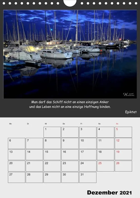 Holistic Arts Meeres-Termin-Kalender 2021 - Viel Meer