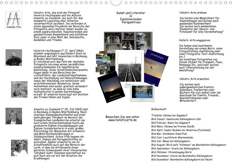 Holistic Arts Meeres-Kalender 2021 - Viel Meer A3