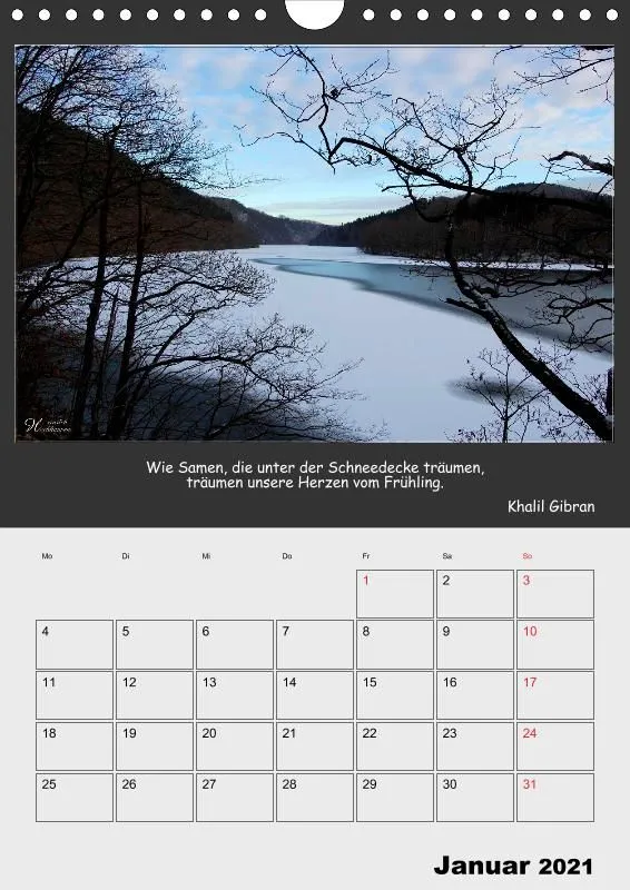 Holistic Arts Jahreszeiten Termin-Kalender 2021 - Jahreszeiten