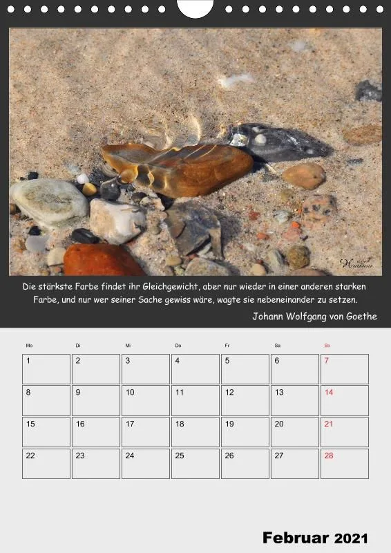 Holistic Arts Strand-Termin-Kalender 2021 - Strandgut