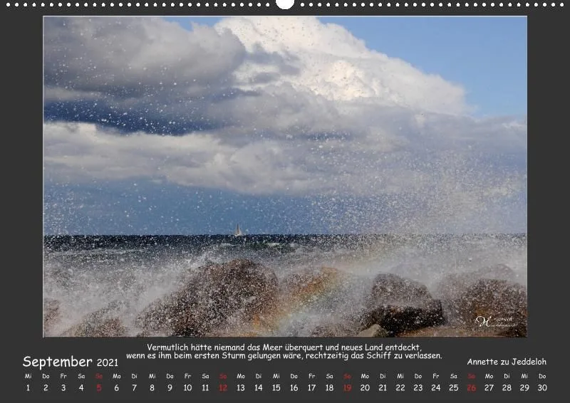 Holistic Arts Meeres-Kalender 2021 - Viel Meer A2