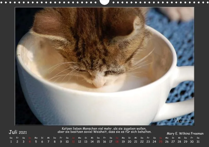 Holistic Arts Katzen-Kalender 2021 - Aristocats A3