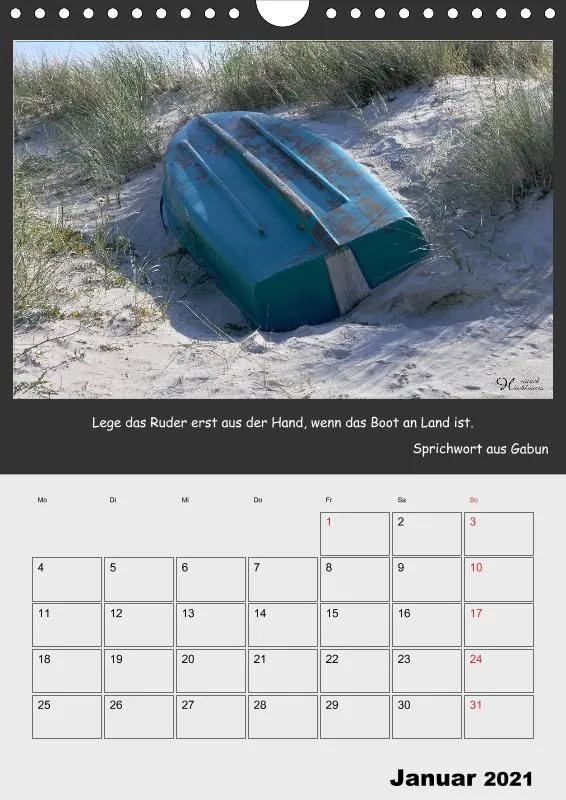Holistic Arts Strand-Termin-Kalender 2021 - Strandgut
