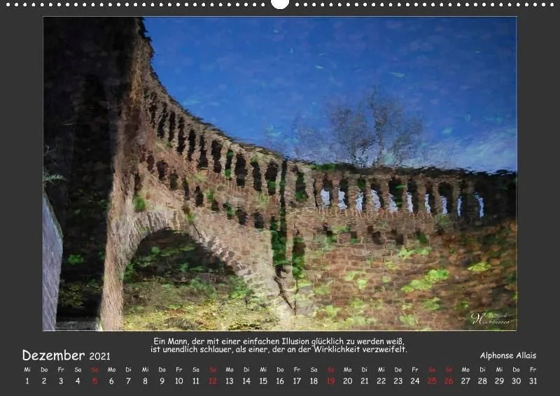 Holistic Arts Spiegelungen-Kalender 2021 - Illusionen A2