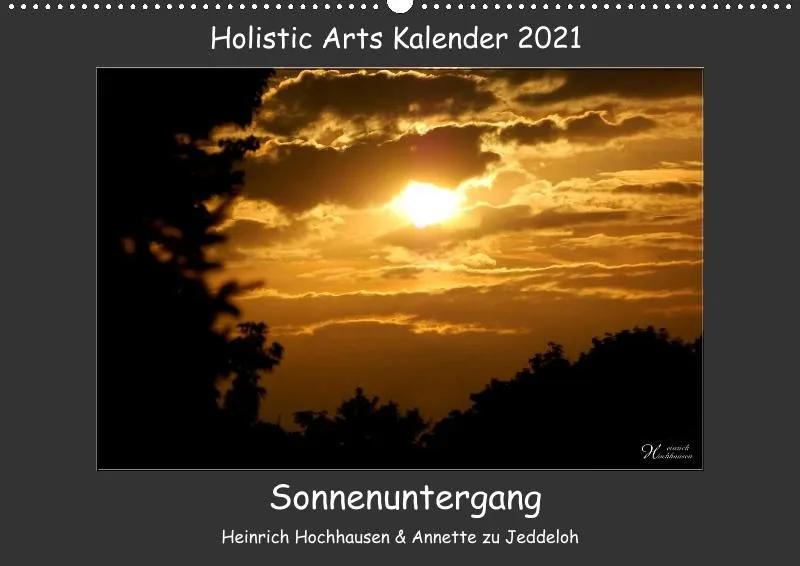 Holistic Arts Sonnenuntergang Kalender 2021 - Sonnenuntergang A2