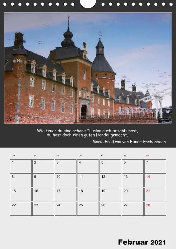 Holistic Arts Spiegelungen-Termin-Kalender 2021- Illusionen