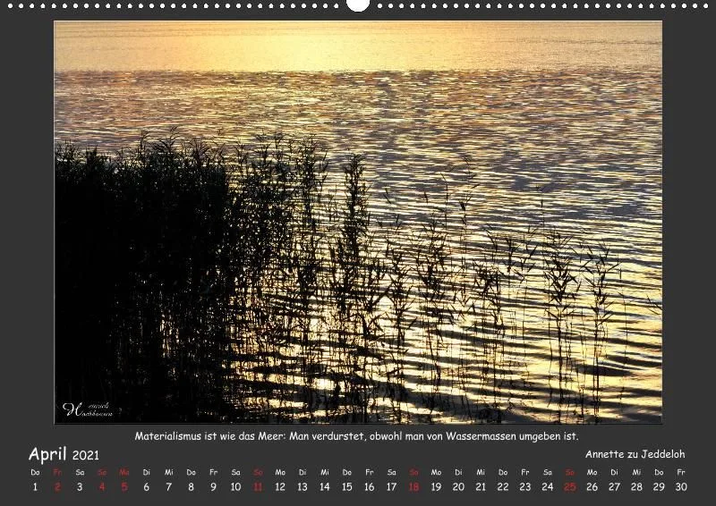Holistic Arts Meeres-Kalender 2021 - Viel Meer A2