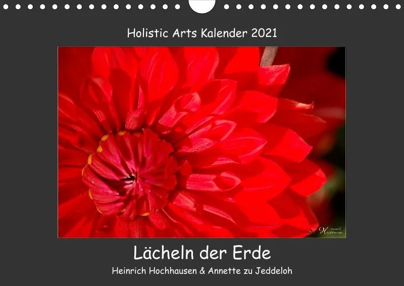 Holistic Arts Blumen-Kalender 2021 - Lächeln der Erde A4