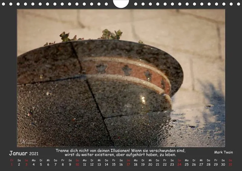 Holistic Arts Spiegelungen-Kalender 2021 - Illusionen A4
