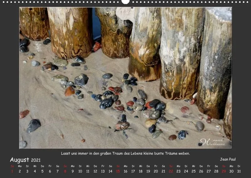 Holistic Arts Strand-Kalender 2021 - Strandgut A2