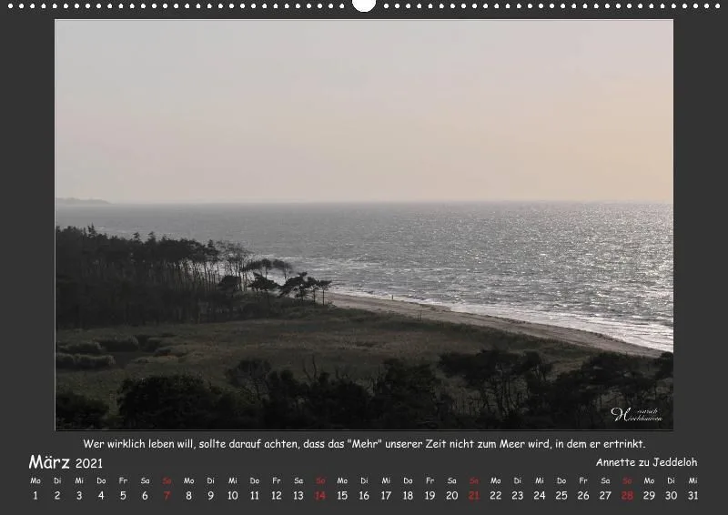 Holistic Arts Meeres-Kalender 2021 - Viel Meer A2