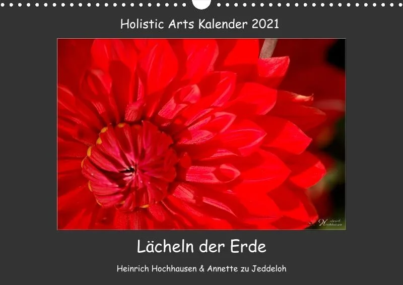 Holistic Arts Blumen-Kalender 2021 - Lächeln der Erde A3