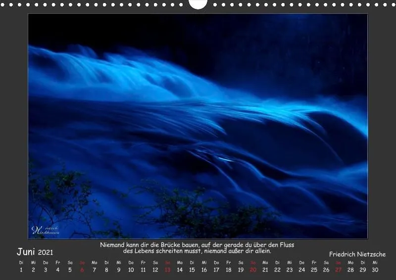 Holistic Arts Rheinfall-Kalender 2021 - Lebendiges Wasser A3