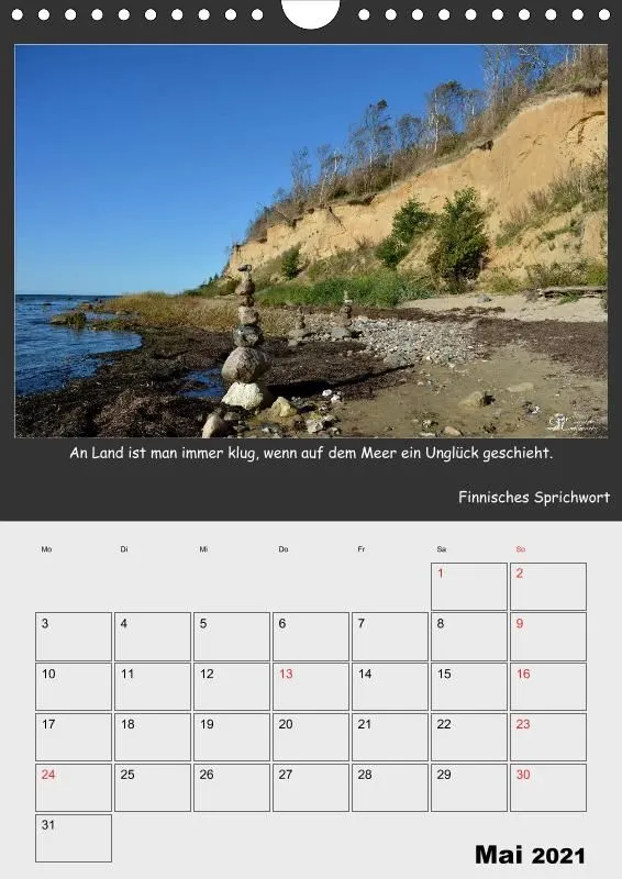 Holistic Arts Meeres-Termin-Kalender 2021 - Viel Meer