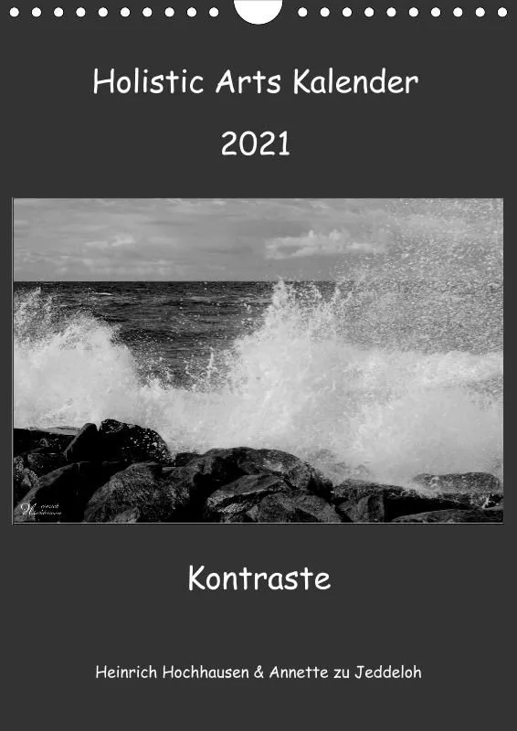 Holistic Arts Schwarzweiß-Termin-Kalender 2021 - Kontraste