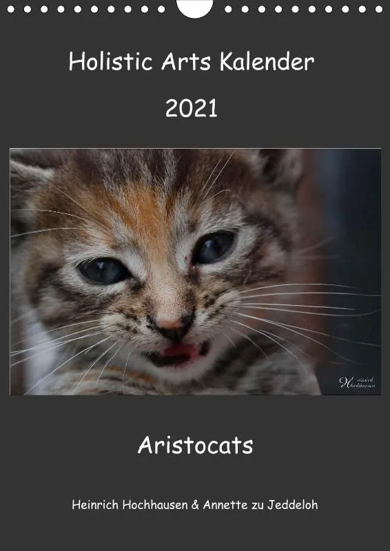Holistic Arts Katzen-Termin-Kalender 2021 - Aristocats