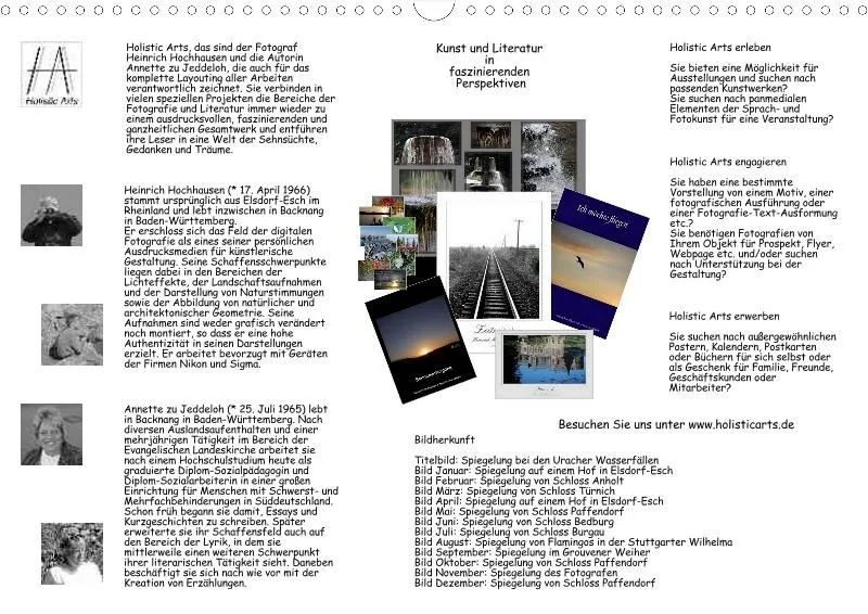 Holistic Arts Spiegelungen-Kalender 2021 - Illusionen A3
