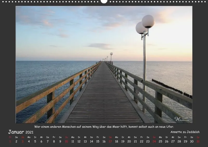 Holistic Arts Meeres-Kalender 2021 - Viel Meer A2