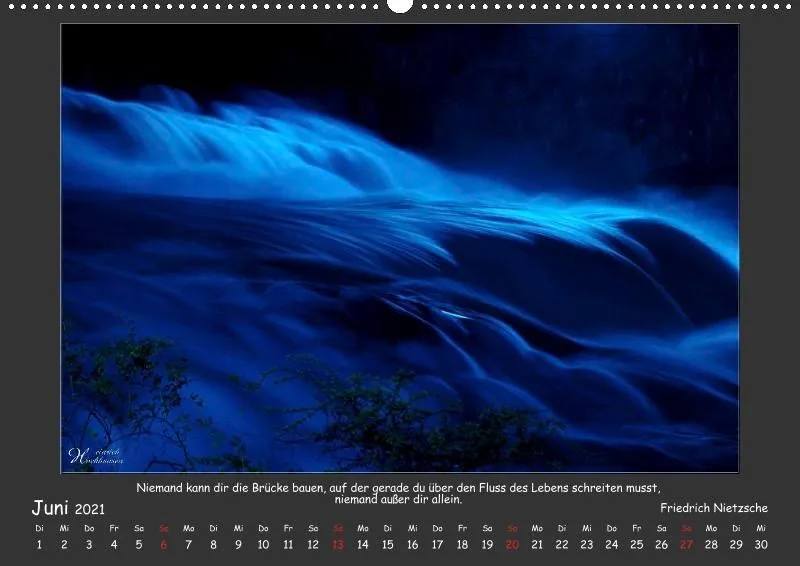 Holistic Arts Rheinfall-Kalender 2021 - Lebendiges Wasser A2