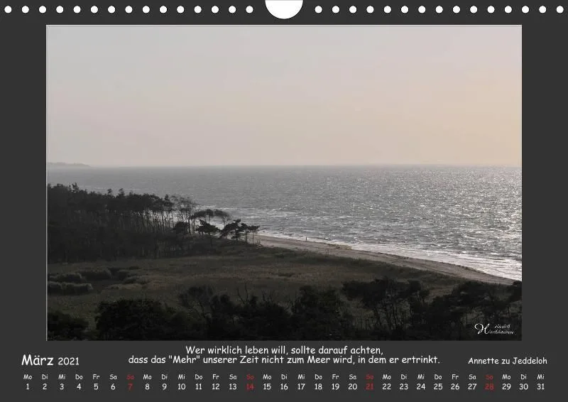Holistic Arts Meeres-Kalender 2021 - Viel Meer A4