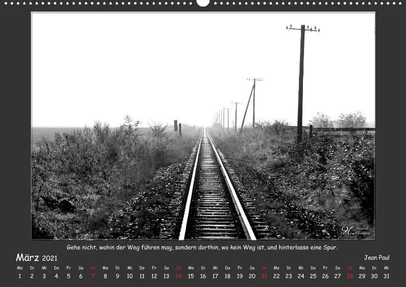 Holistic Arts Schwarzweiß-Kalender 2021 - Kontraste A2