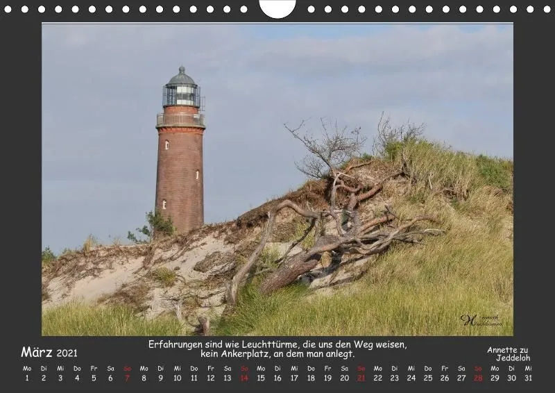 Holistic Arts Strand-Kalender 2021 - Strandgut A4