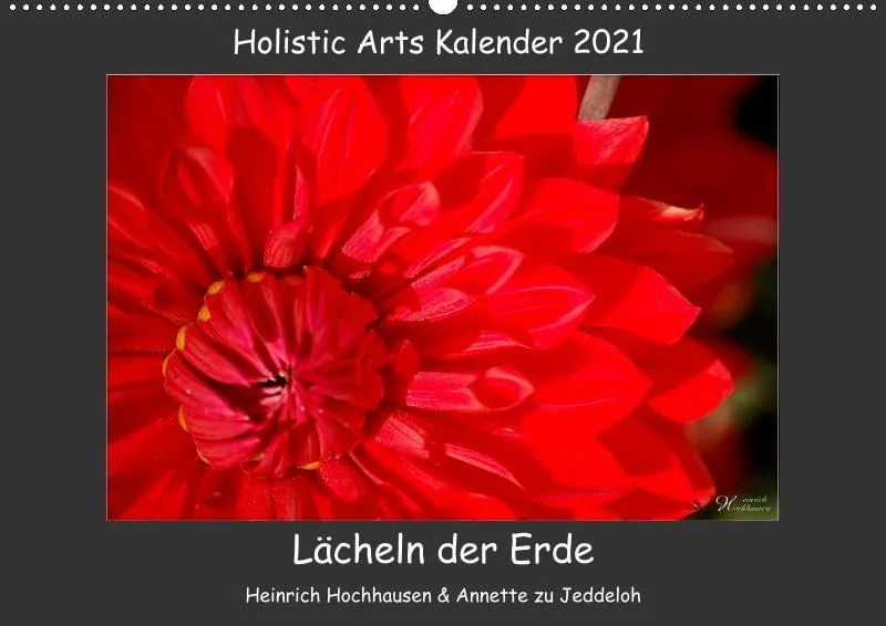 Holistic Arts Blumen-Kalender 2021 - Lächeln der Erde A2